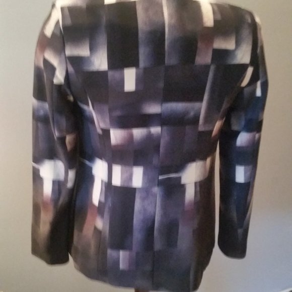 Yas geometric blazer EUC - Picture 2 of 4